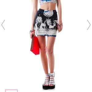 🎉Magical Tri-unicorn Miniskirt 🦄🦄🦄🌕